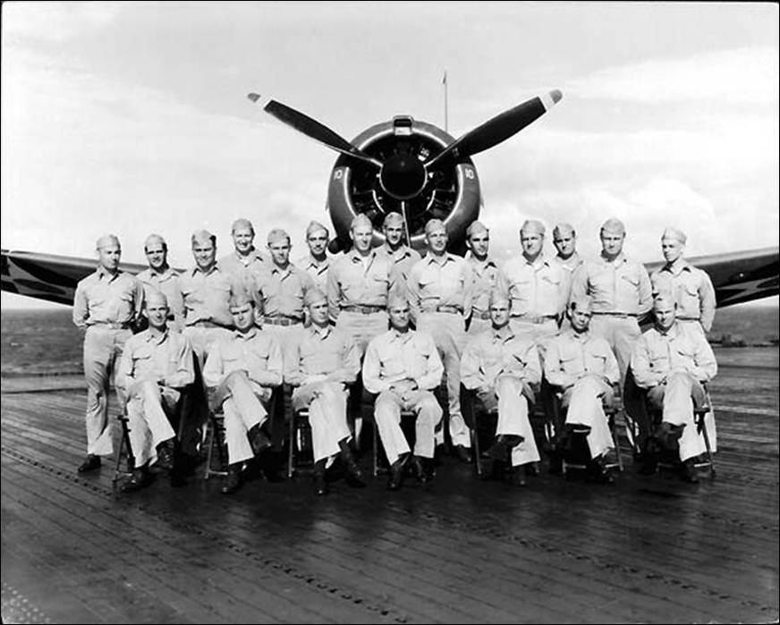 Description: Description: File:Bombing Squadron Six pilots Jan 1942.jpg