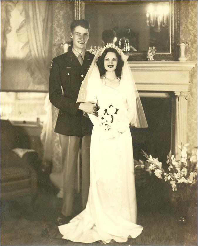 Wedding to Hazel Wells: Columbia , SC February 3, 1946